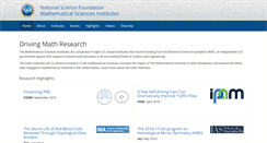 Desktop Screenshot of mathinstitutes.org